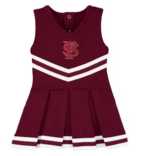Authentic Florida State Seminoles Interlocking FS Cheerleader Bodysuit Dress