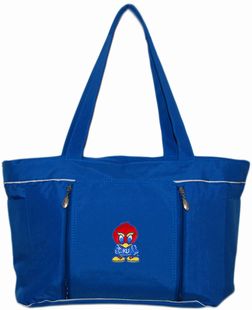 Kansas Jayhawks Baby Jay Baby Diaper Bag with Changing Pad