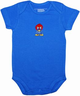 Kansas Jayhawks Baby Jay Newborn Infant Bodysuit