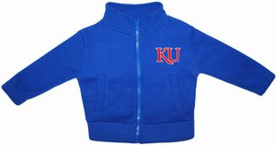 Official Kansas Jayhawks KU Polar Fleece Zipper Jacket