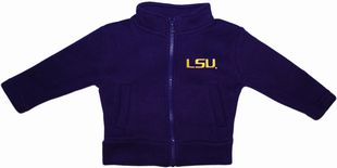 Official LSU Tigers Script Polar Fleece Zipper Jacket