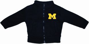Official Michigan Wolverines Block M Polar Fleece Zipper Jacket