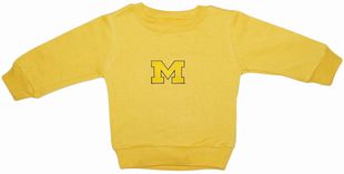Michigan Wolverines Outlined Block "M" Sweat Shirt