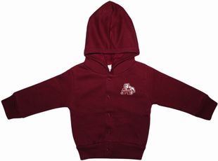 Mississippi State Bulldog Mark Snap Hooded Jacket