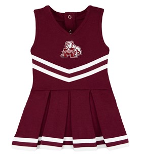 Authentic Mississippi State Bulldog Mark Cheerleader Bodysuit Dress