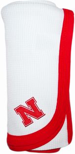 Nebraska Cornhuskers Block N Thermal Baby Blanket