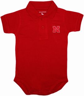 Nebraska Cornhuskers Block N Polo Bodysuit