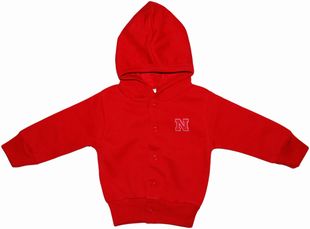 Nebraska Cornhuskers Block N Snap Hooded Jacket