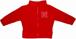 Official Nebraska Cornhuskers Block N Polar Fleece Zipper Jacket