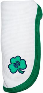 Notre Dame ND Shamrock Thermal Baby Blanket