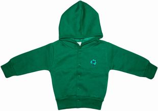 Notre Dame ND Shamrock Snap Hooded Jacket