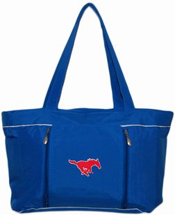 SMU Mustangs Baby Diaper Bag with Changing Pad