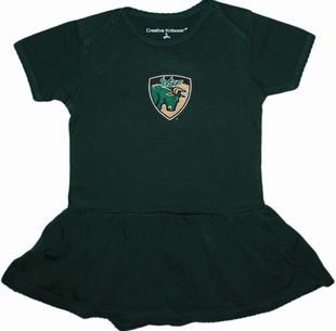 South Florida Bulls Shield Picot Bodysuit Dress