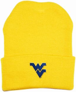 West Virginia Mountaineers Newborn Baby Knit Cap