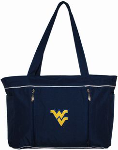 West Virginia Mountaineers Baby Diaper Bag with Changing Pad
