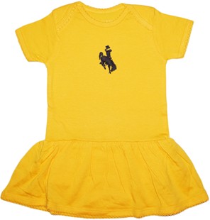 Wyoming Cowboys Picot Bodysuit Dress