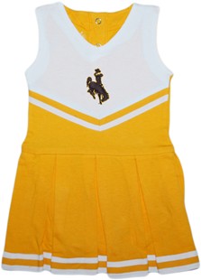 Authentic Wyoming Cowboys Cheerleader Bodysuit Dress