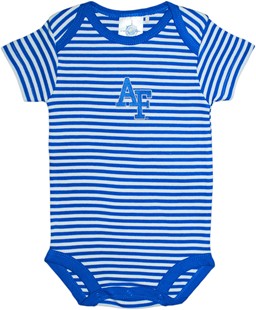 Air Force Falcons Newborn Infant Striped Bodysuit
