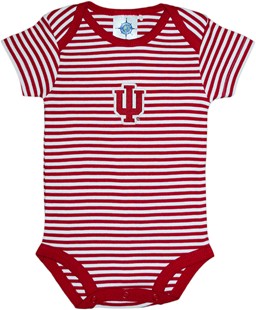Indiana Hoosiers Newborn Infant Striped Bodysuit
