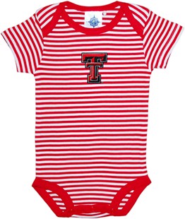 Texas Tech Red Raiders Newborn Infant Striped Bodysuit