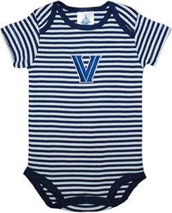 Villanova Wildcats Newborn Infant Striped Bodysuit