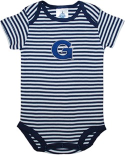 Georgetown Hoyas Newborn Infant Striped Bodysuit