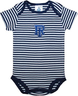 Rhode Island Rams Newborn Infant Striped Bodysuit