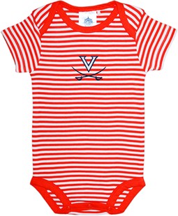 Virginia Cavaliers Newborn Infant Striped Bodysuit