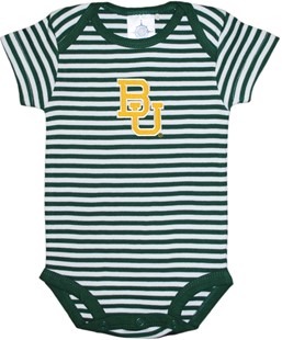Baylor Bears Newborn Infant Striped Bodysuit
