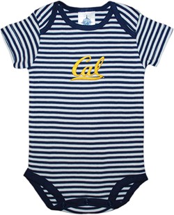 Cal Bears Newborn Infant Striped Bodysuit