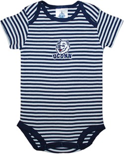 UConn Huskies Youth Mark Newborn Infant Striped Bodysuit