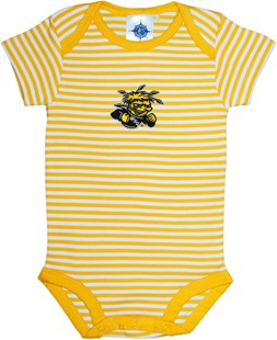 Wichita State Shockers Newborn Infant Striped Bodysuit
