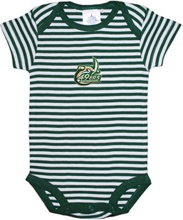 Charlotte 49ers Newborn Infant Striped Bodysuit