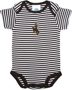 Wyoming Cowboys Newborn Infant Striped Bodysuit