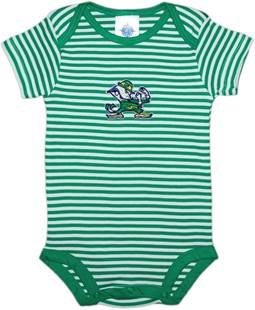 Notre Dame Fighting Irish Newborn Infant Striped Bodysuit
