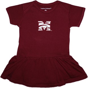 Morehouse Maroon Tigers Picot Bodysuit Dress