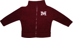 Official Morehouse Maroon Tigers Polar Fleece Zipper Jacket