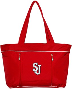 St. Johns Red Storm Baby Diaper Bag with Changing Pad