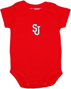 St. Johns Red Storm Newborn Infant Bodysuit