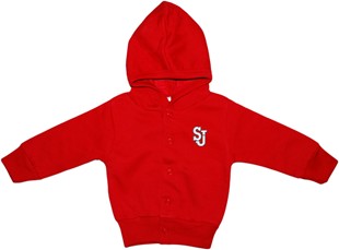 St. Johns Red Storm Snap Hooded Jacket