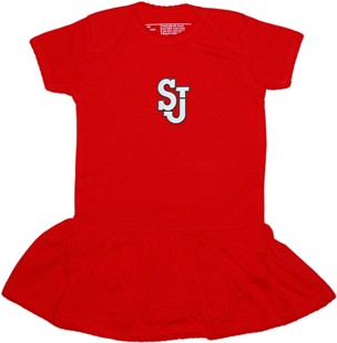 St. Johns Red Storm Picot Bodysuit Dress