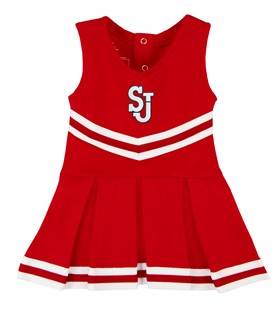 Authentic St. Johns Red Storm Cheerleader Bodysuit Dress