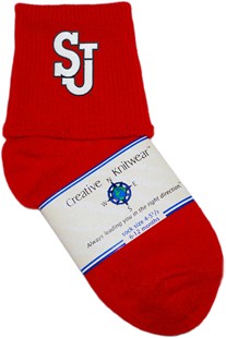 St. Johns Red Storm Anklet Socks