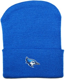 Creighton Bluejay Head Newborn Baby Knit Cap