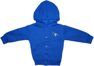 Creighton Bluejay Head Snap Hooded Jacket