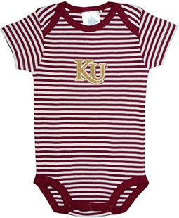 Kutztown Golden Bears Newborn Infant Striped Bodysuit