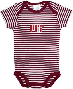 MIT Engineers Newborn Infant Striped Bodysuit