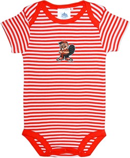 Oregon State Beavers Jr. Benny Newborn Infant Striped Bodysuit