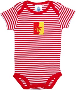 Pittsburg State Gorillas Newborn Infant Striped Bodysuit