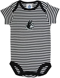 Wofford Terriers Newborn Infant Striped Bodysuit